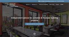 Desktop Screenshot of modularbuildingconsultants.co.uk